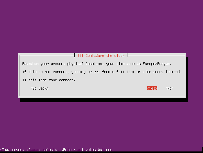 Install Time Zone